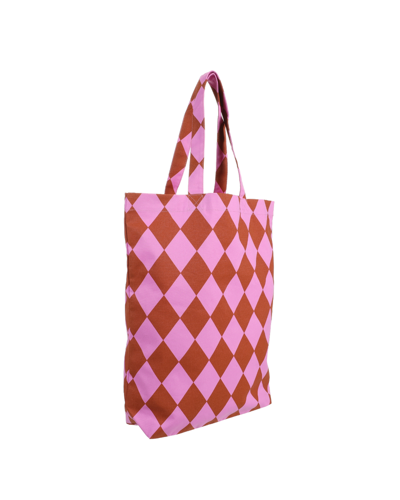 Tasche "Diamant" Glyzinie/Ingwer