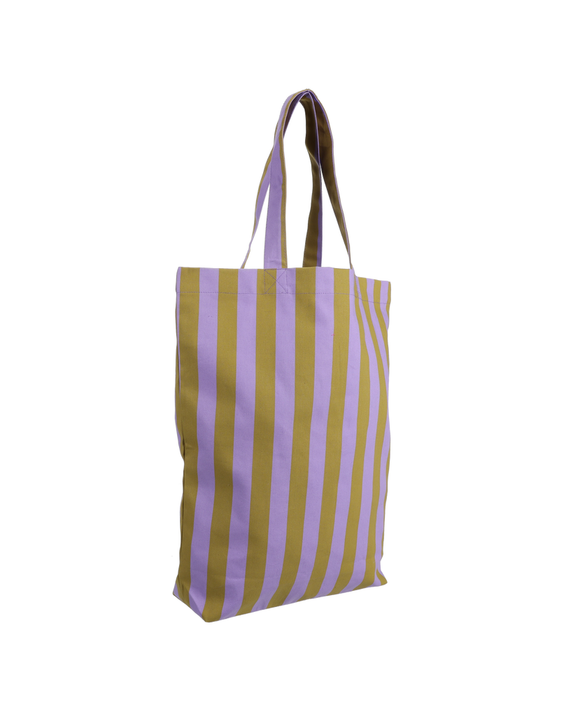 Tasche "Stripes" Lila/Senf