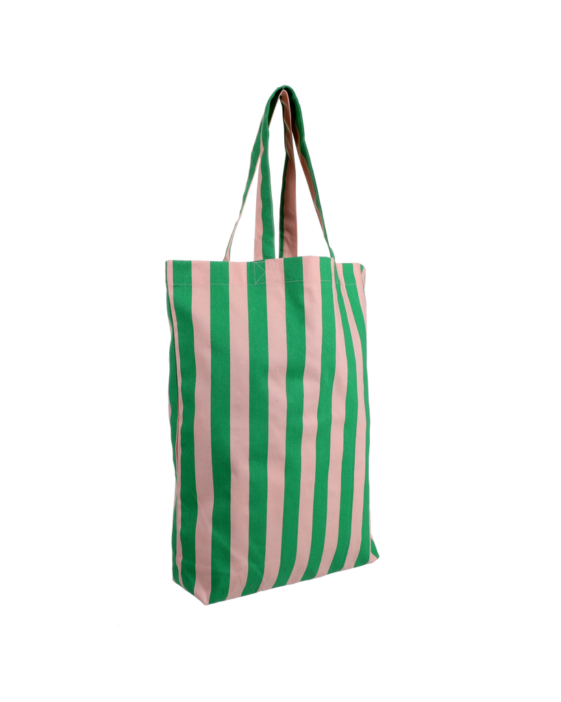 Tasche "Stripes" Grass/Rosé