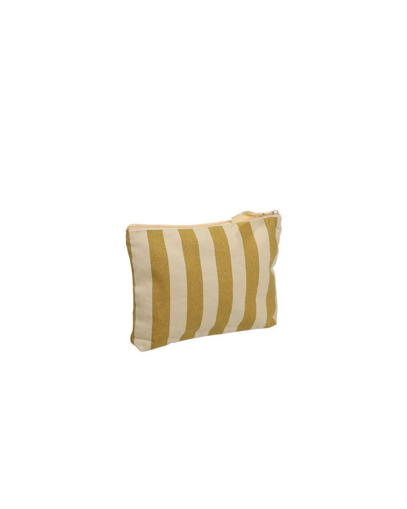 Kulturbeutel "Stripes" Vanille/Seetang