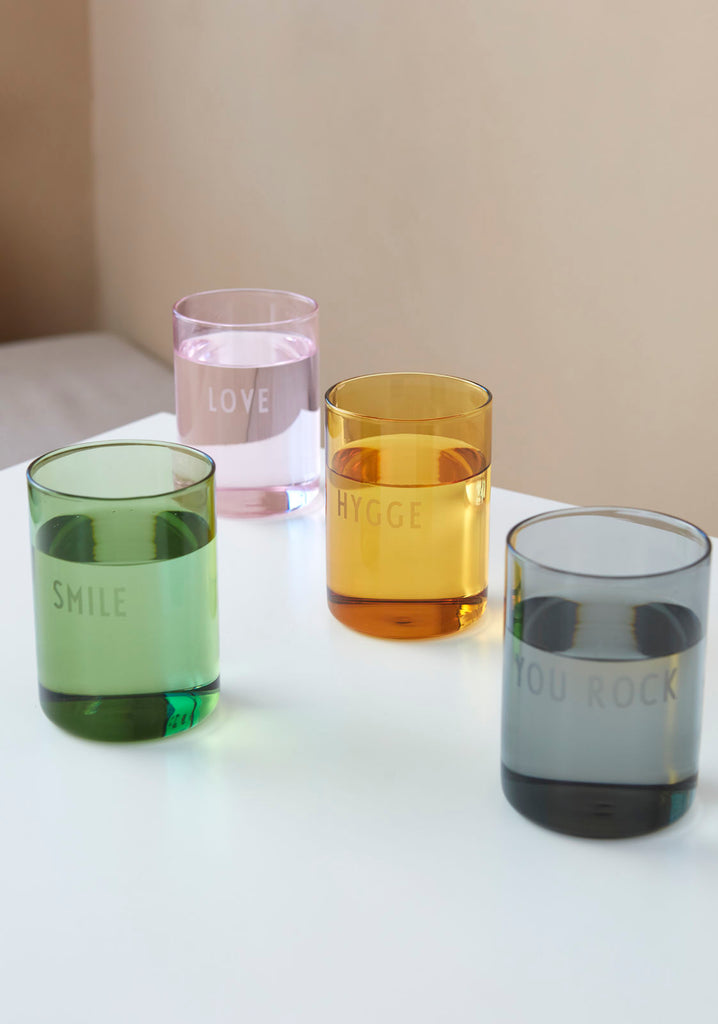 Milky Favourite Drinking Glass "MUTE"