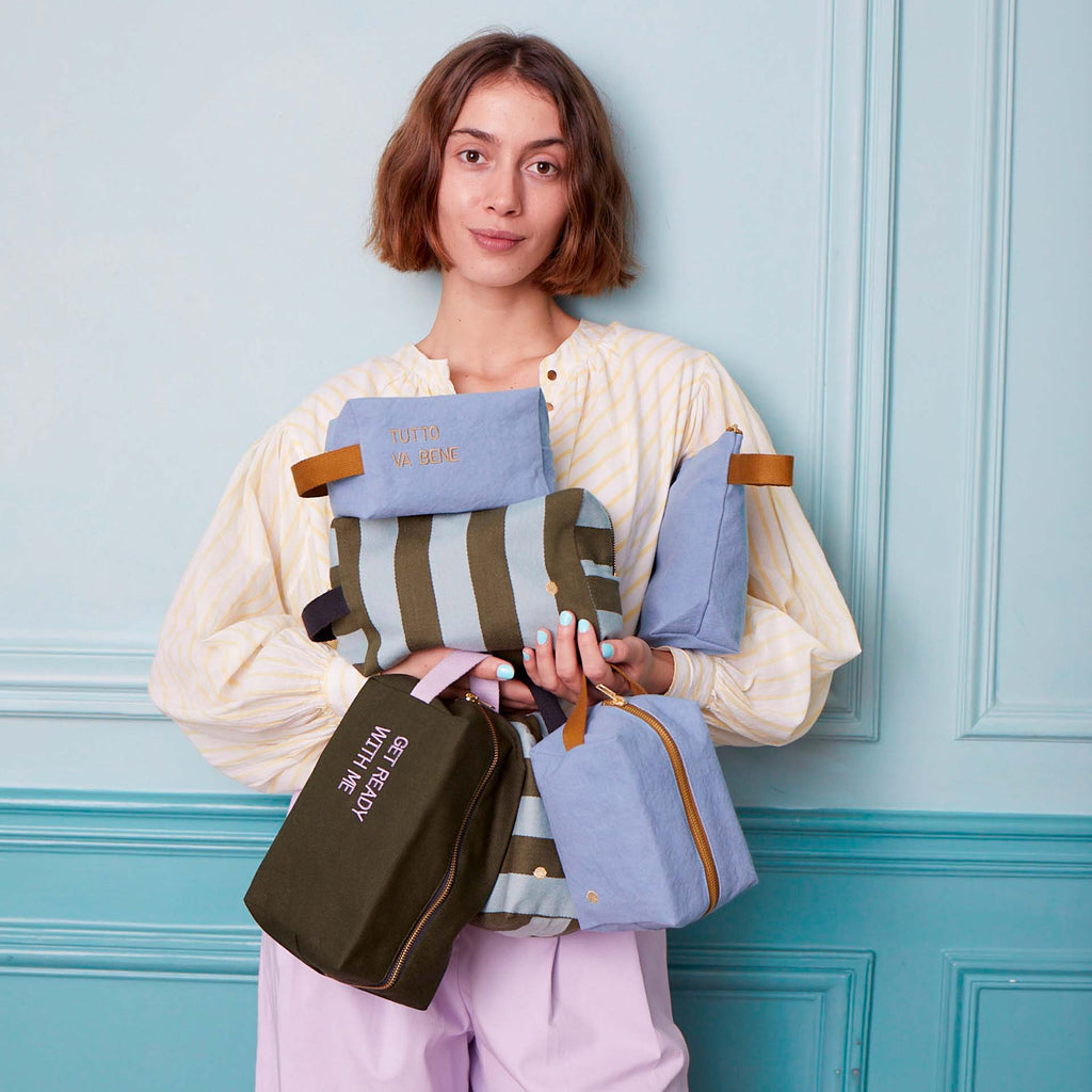 Kulturtasche "POUCH CUBE" Rita Matcha - PM