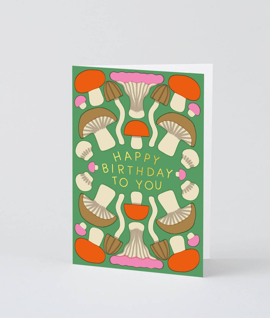 Klappkarte "Birthday Mushrooms"