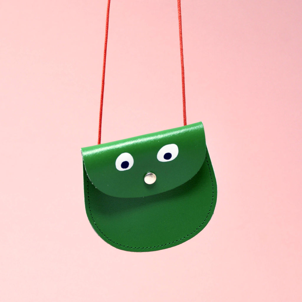 Geldbörse "Googly Eye String" Gelb
