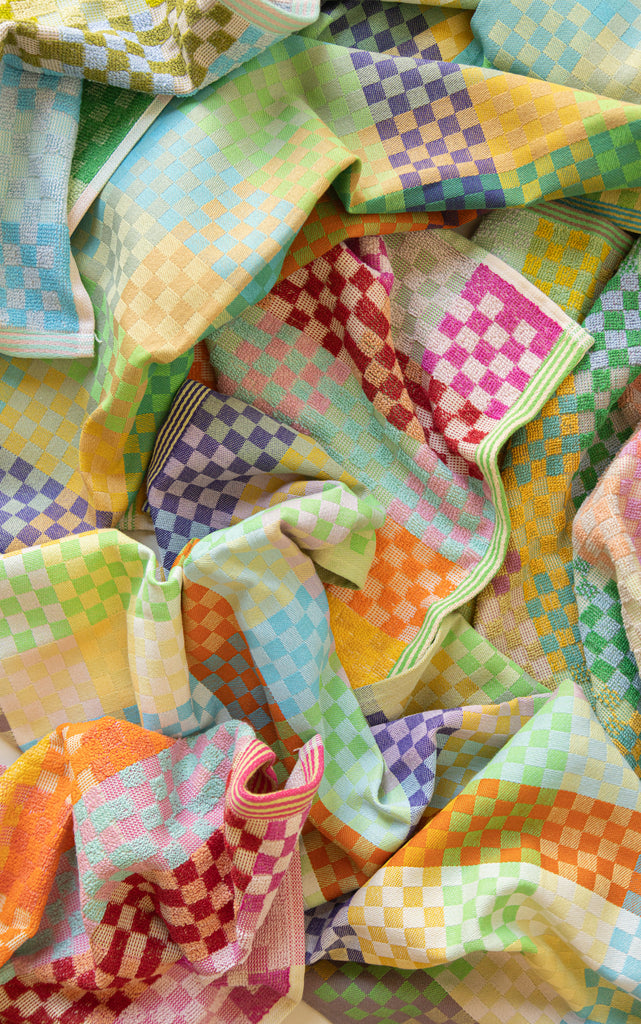 Tea Towel "checkered check" #58A