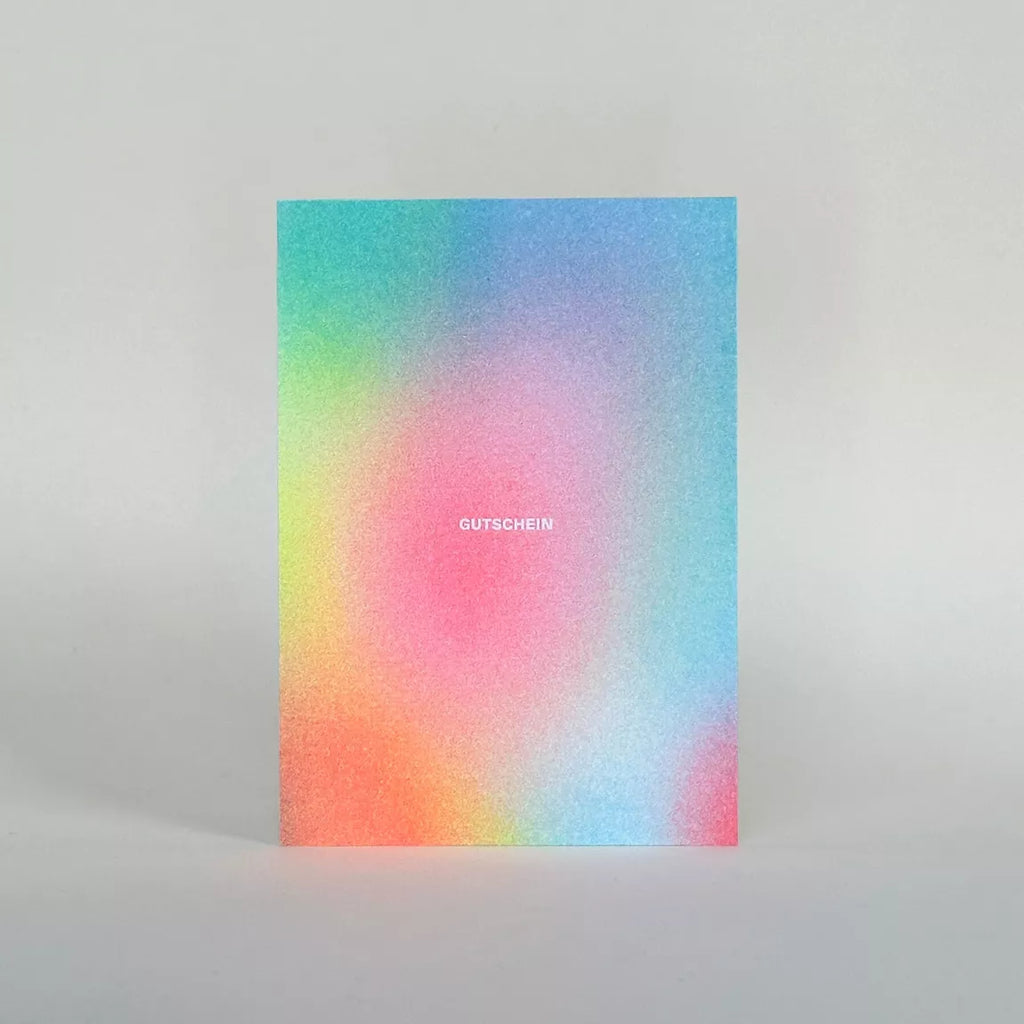 Postkarte Riso "Gutschein"