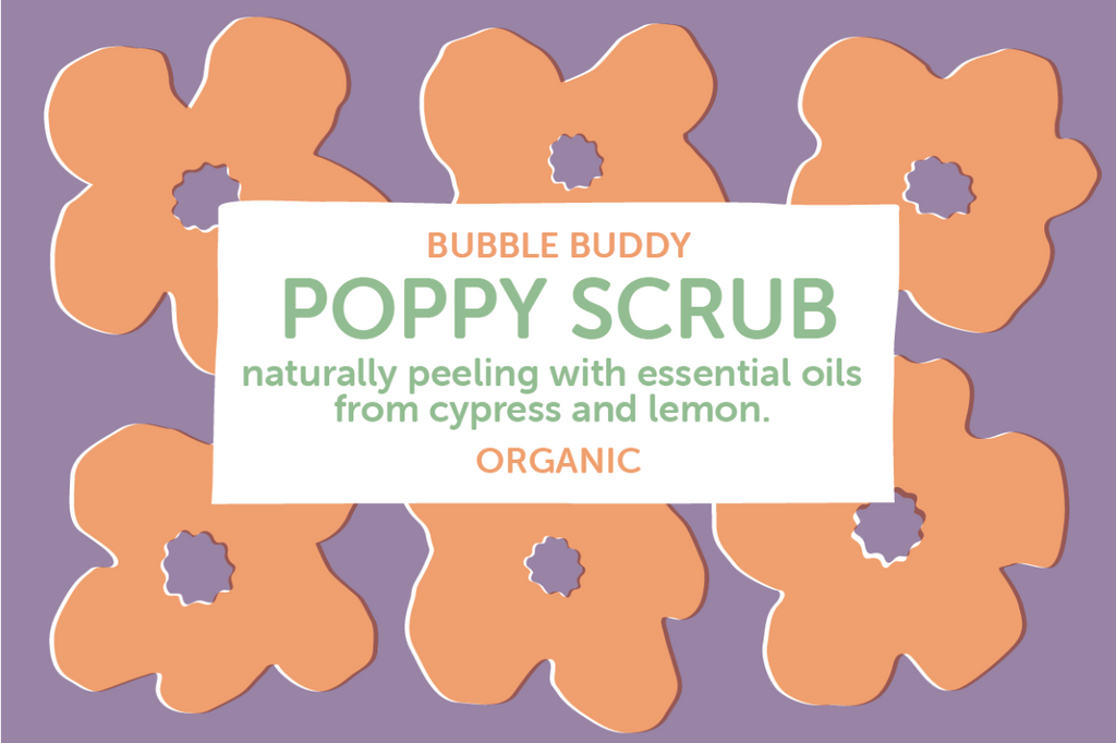 Seife "poppy scrub"