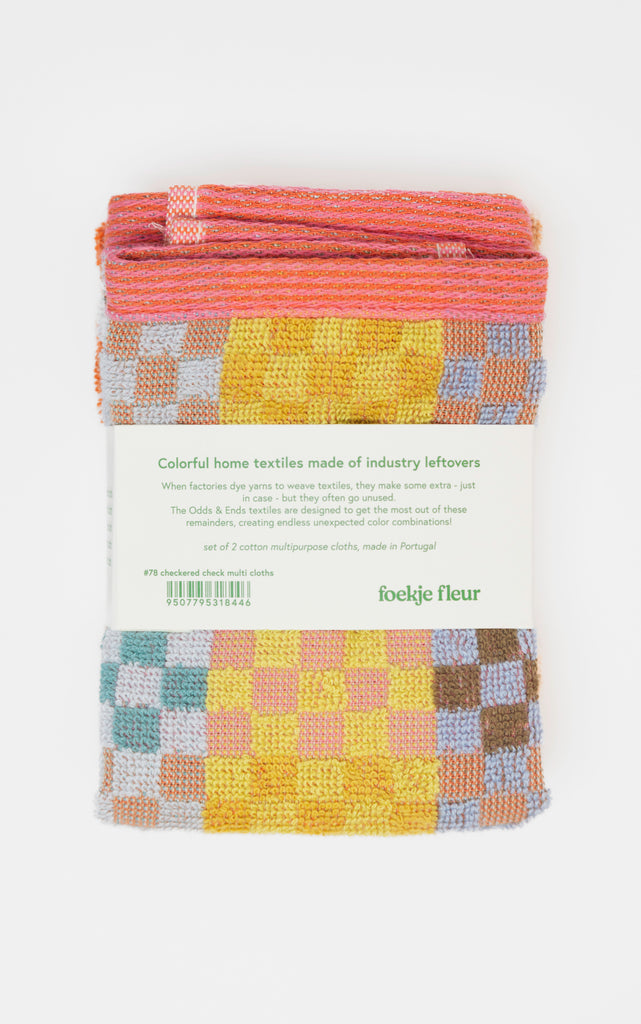 Multi Cloth Duo "checkered check" #78