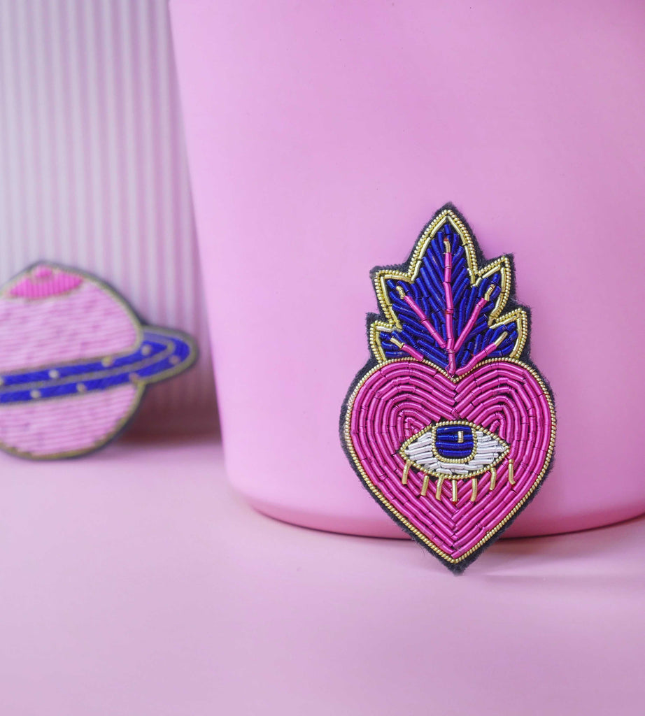 Brosche "Ex-Voto-Pink"