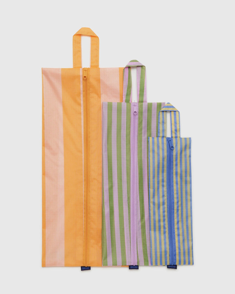 Taschen Set "3D Zip" - Hotel Stripe