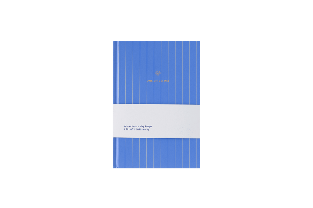 Journal "One Line A Day" Lavender Stripe