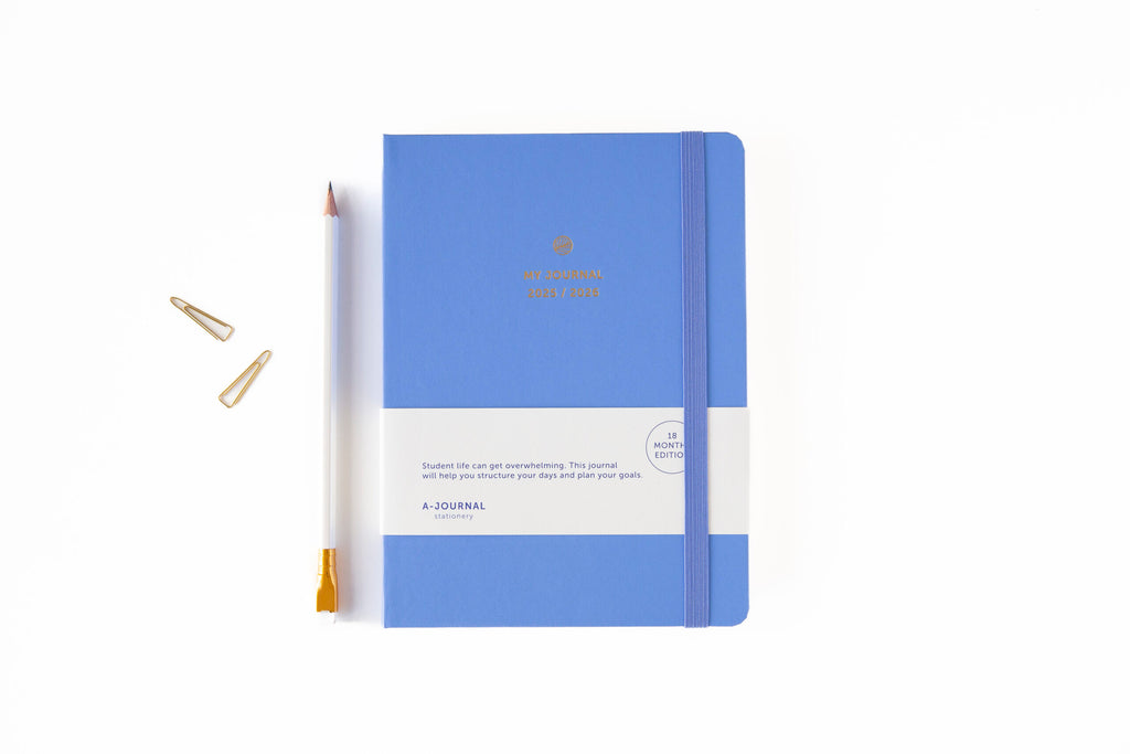 Journal Diary-Kalender 2025/2026 "Lavender Blue" 18 Monate