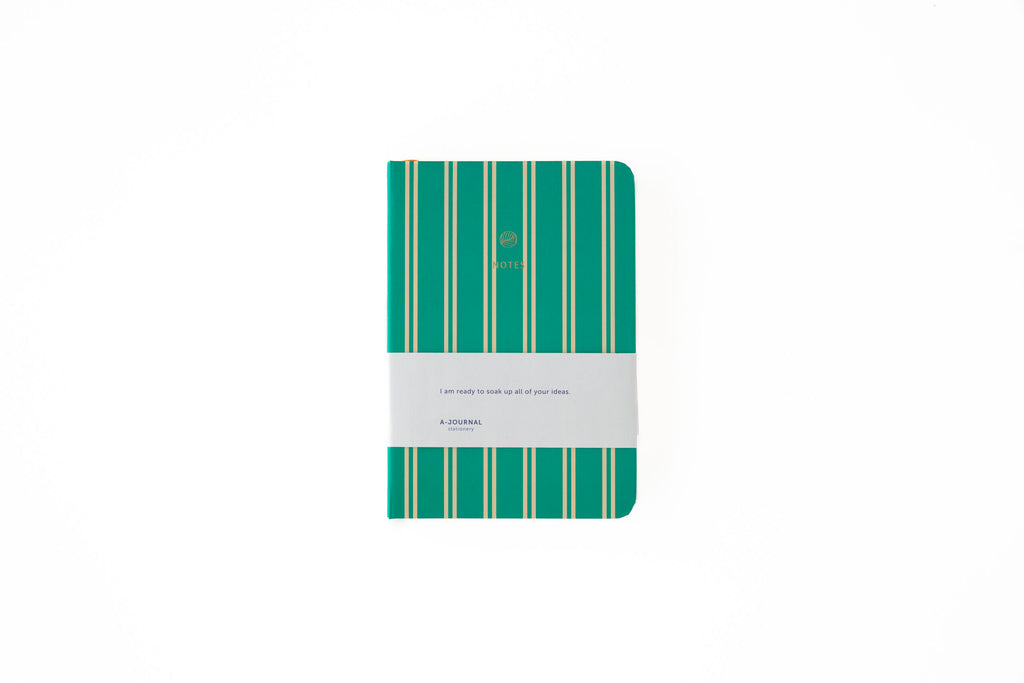 Fabrique-Notebook "Stripes" - Green A6
