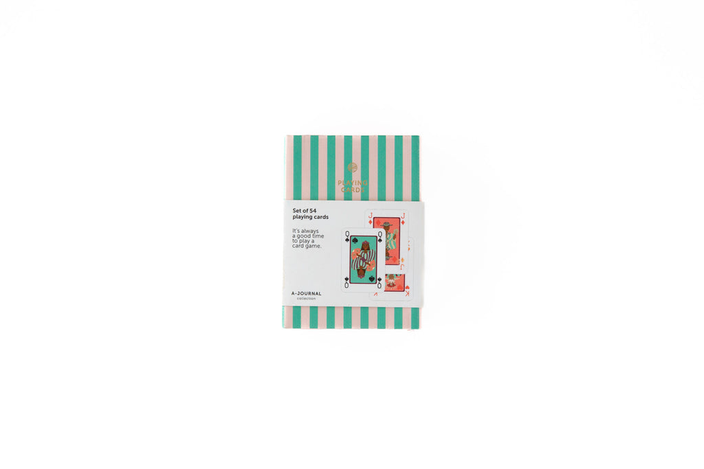 Kartenspiel "Playing Cards" – Stripes Green