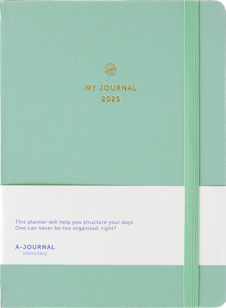 Kalender 2025 "Journal Diary"- Mint