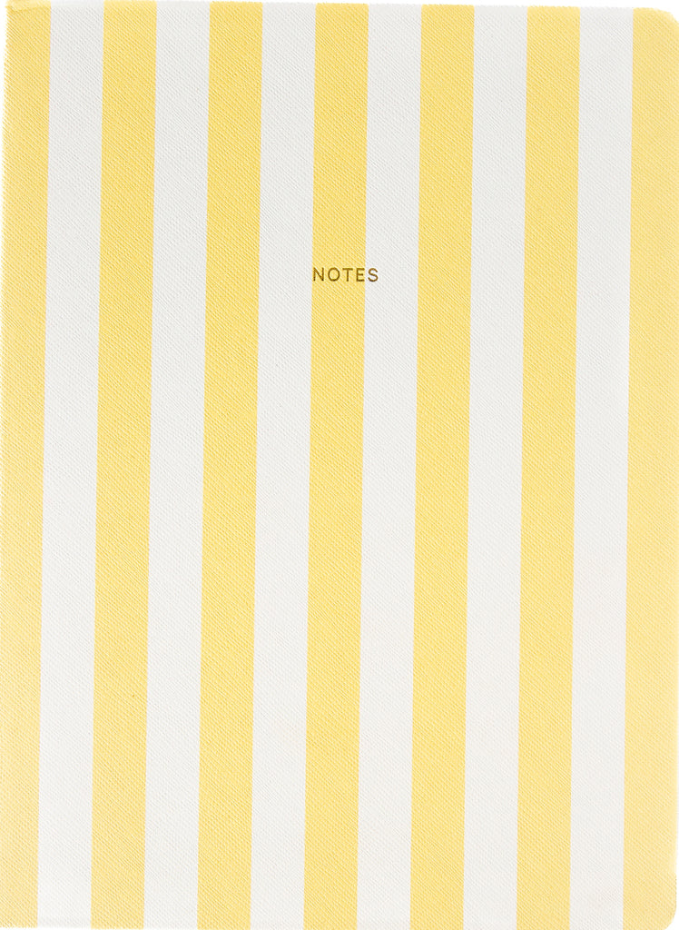 Fabrique-Notebook "Stripes" - Yellow