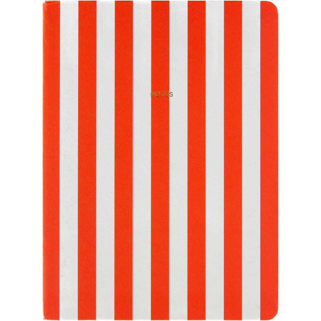 Fabrique-Notebook "Stripes" - Orange