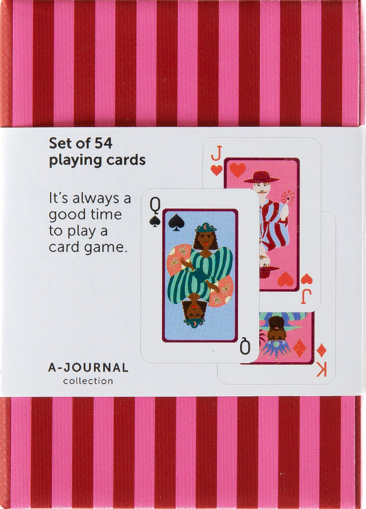 Kartenspiel "Playing Cards" – Stripes Pink