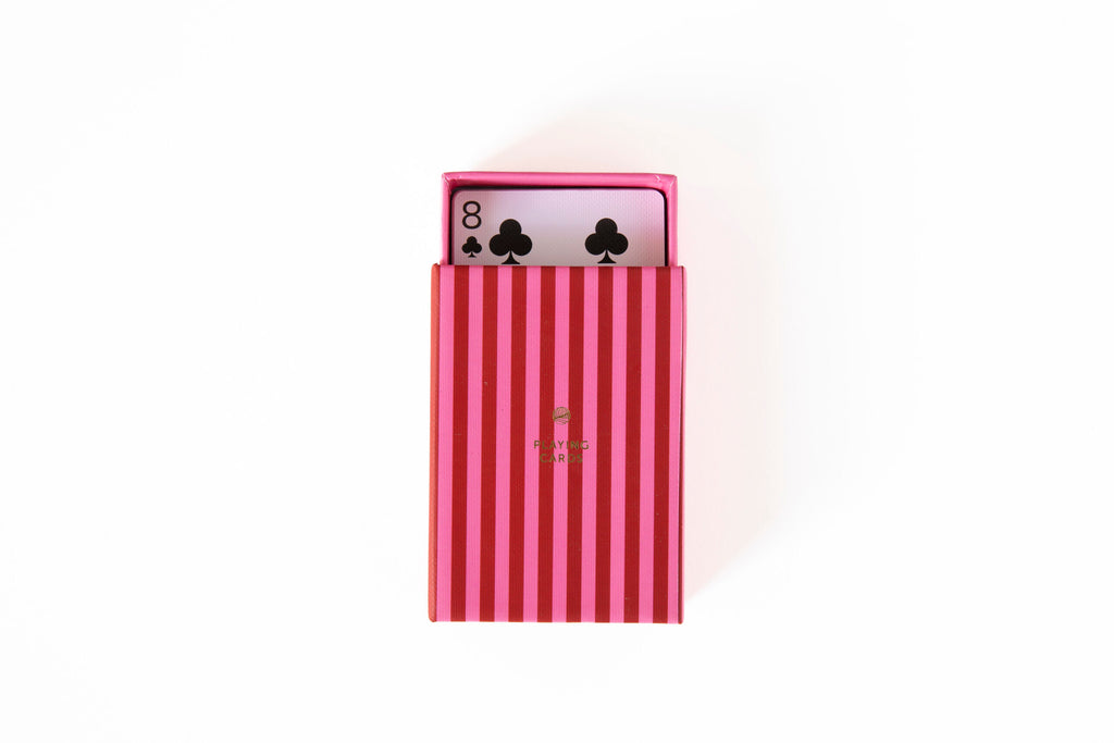 Kartenspiel "Playing Cards" – Stripes Pink