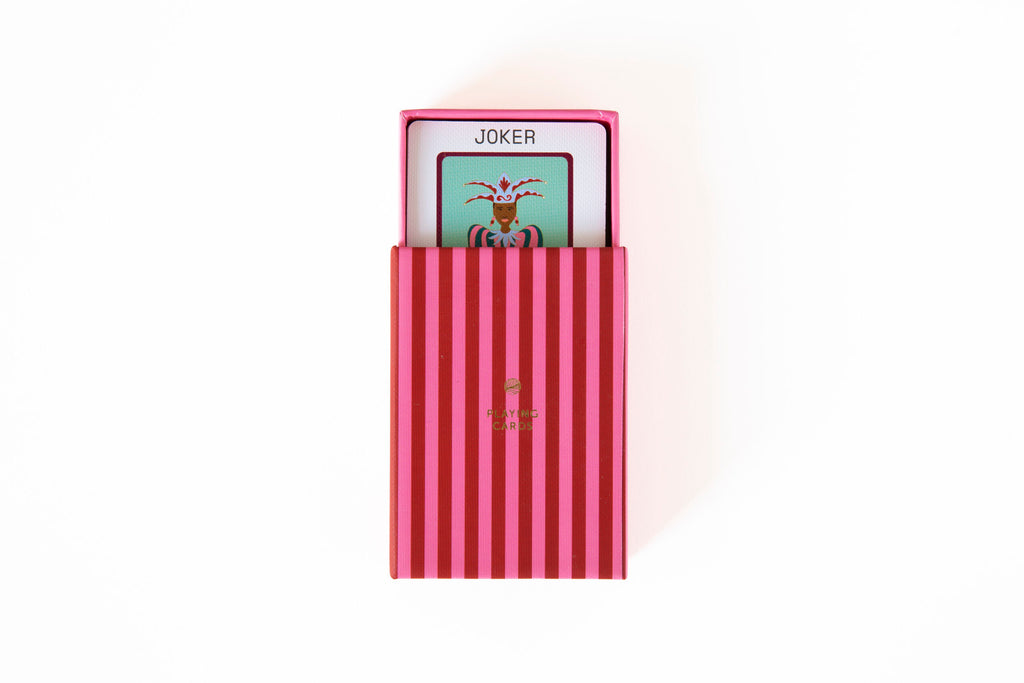 Kartenspiel "Playing Cards" – Stripes Pink