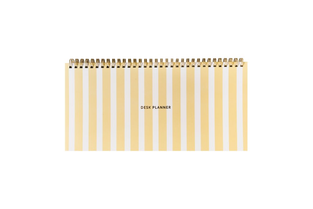 Desk-Planner "Striped Yellow"