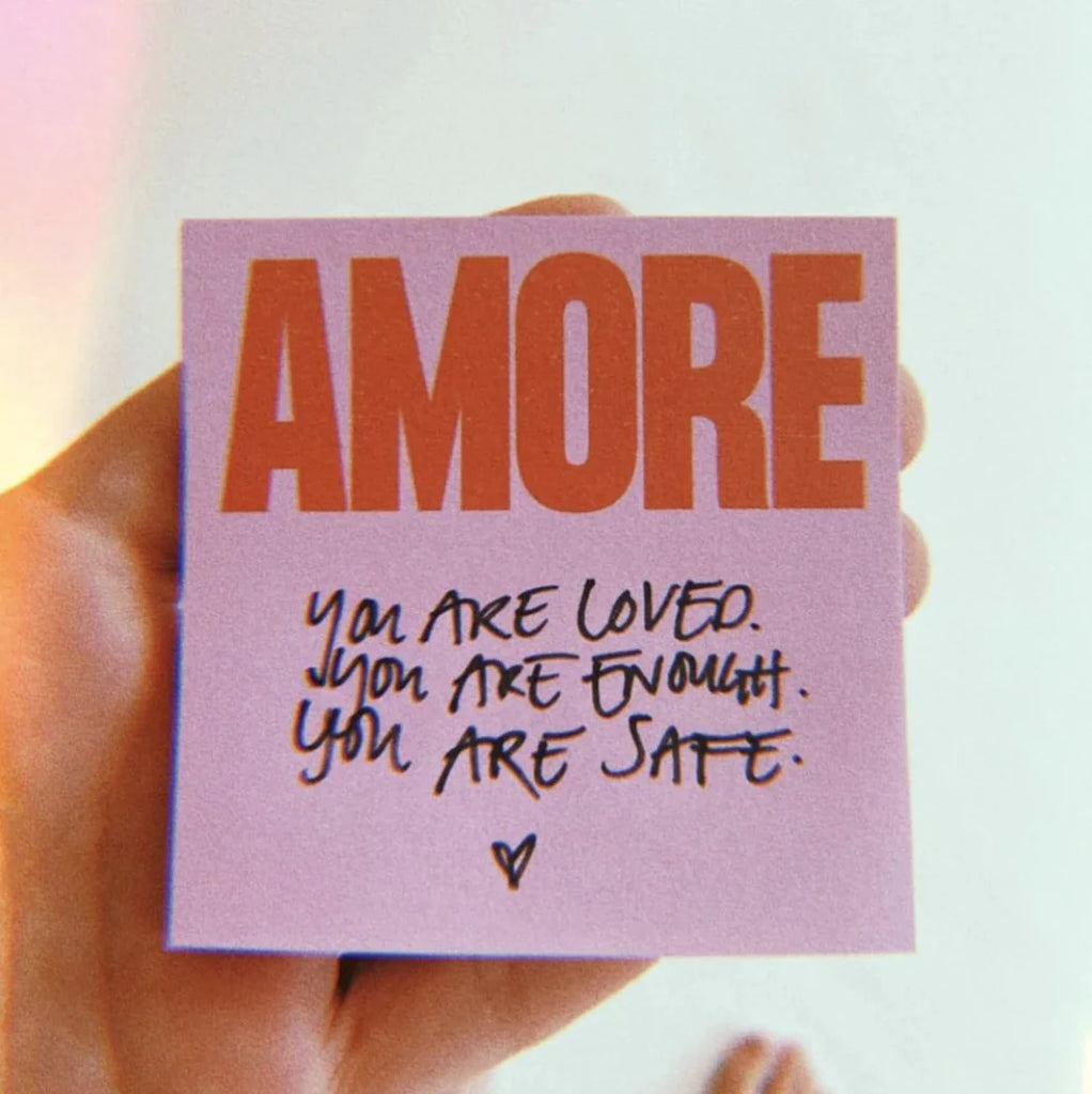 Haftnotizen/Sticky Notes "Amore" Rosa/Rot