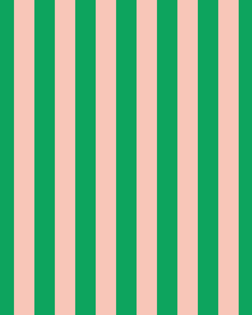 Tasche "Stripes" Grass/Rosé