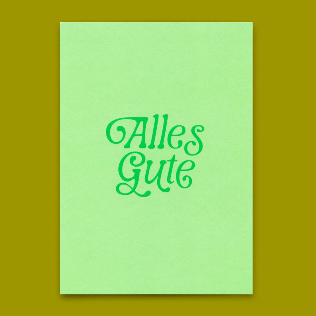 Postkarte "Alles Gute"