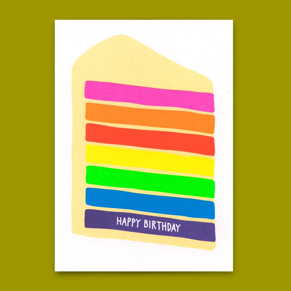 Postkarte "Happy Birthday Cake"