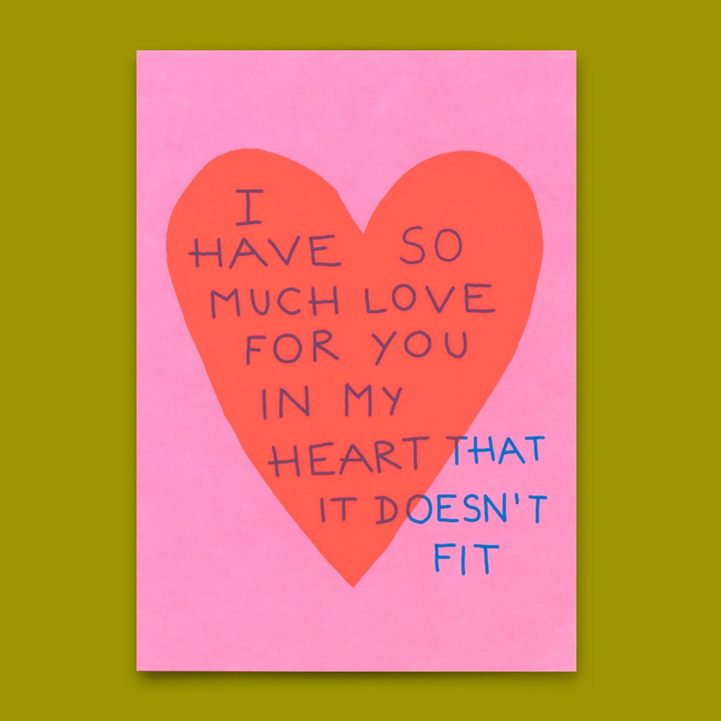 Postkarte "So much Love"