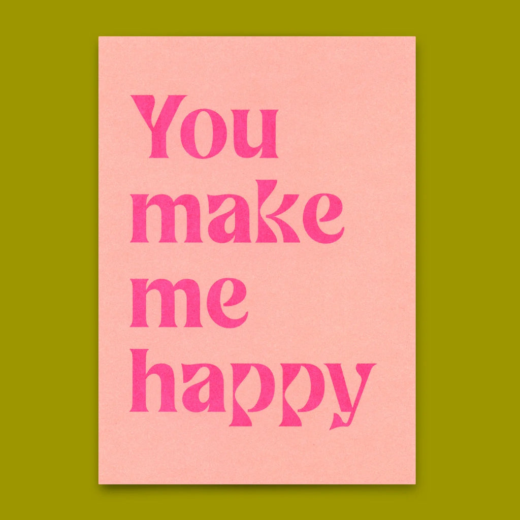 Postkarte "Happy"