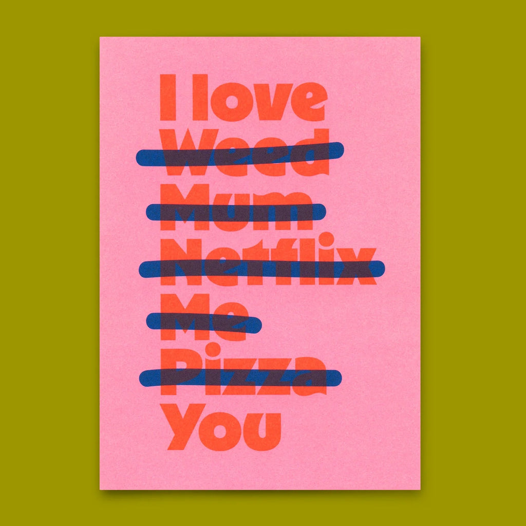 Postkarte "I love You"