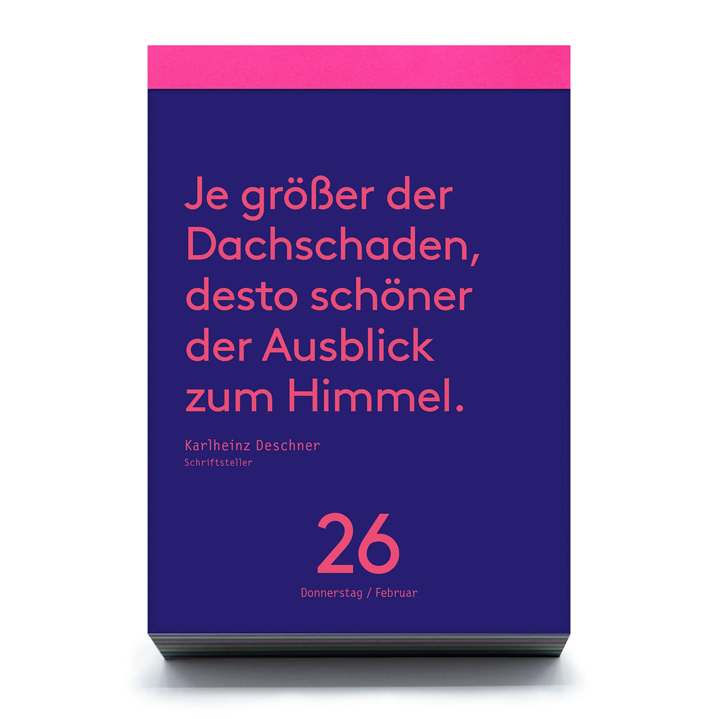 Abreißkalender 2026 "Denkpause"