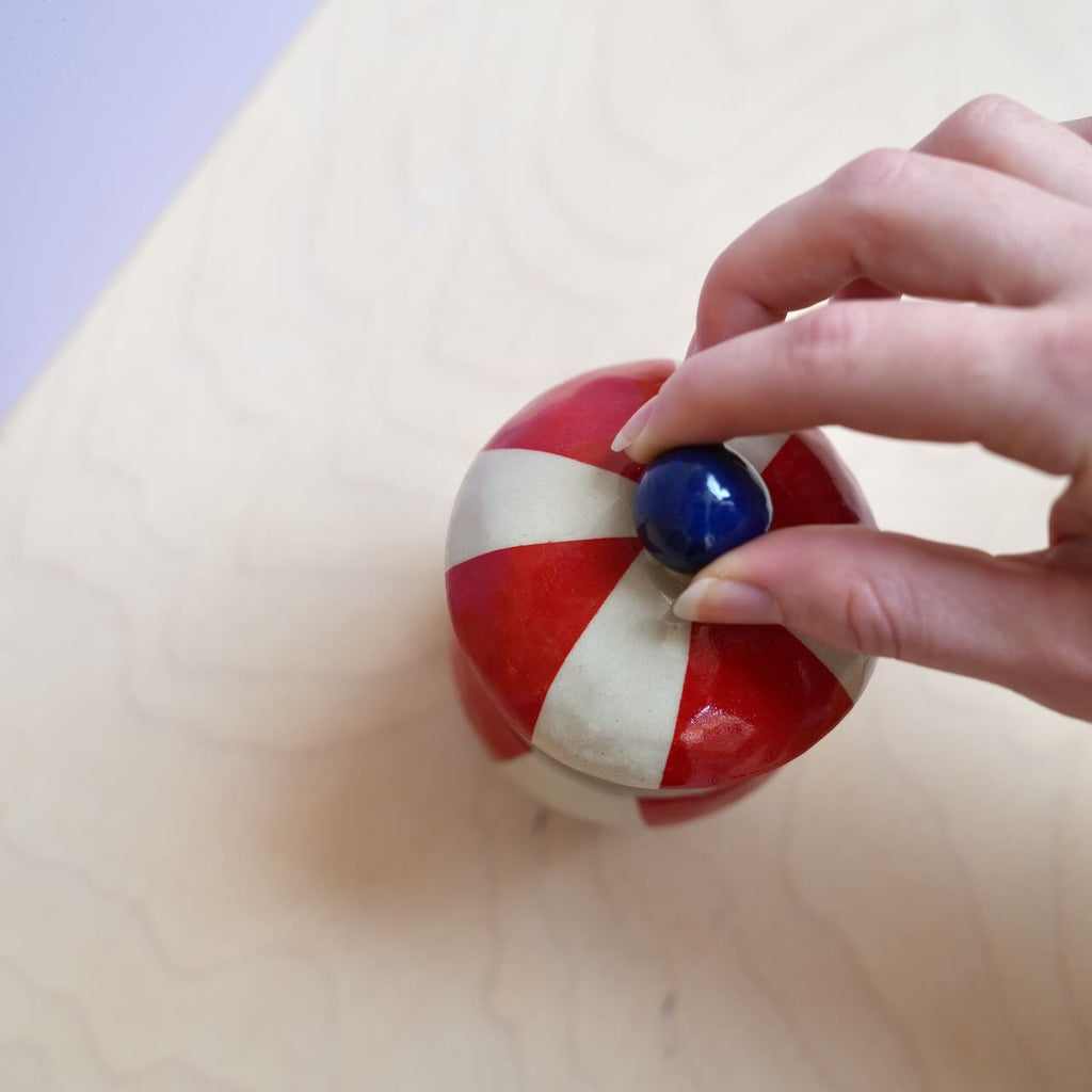 Keramik Unikat-Kunst Behältnis/Objekt "No 4"