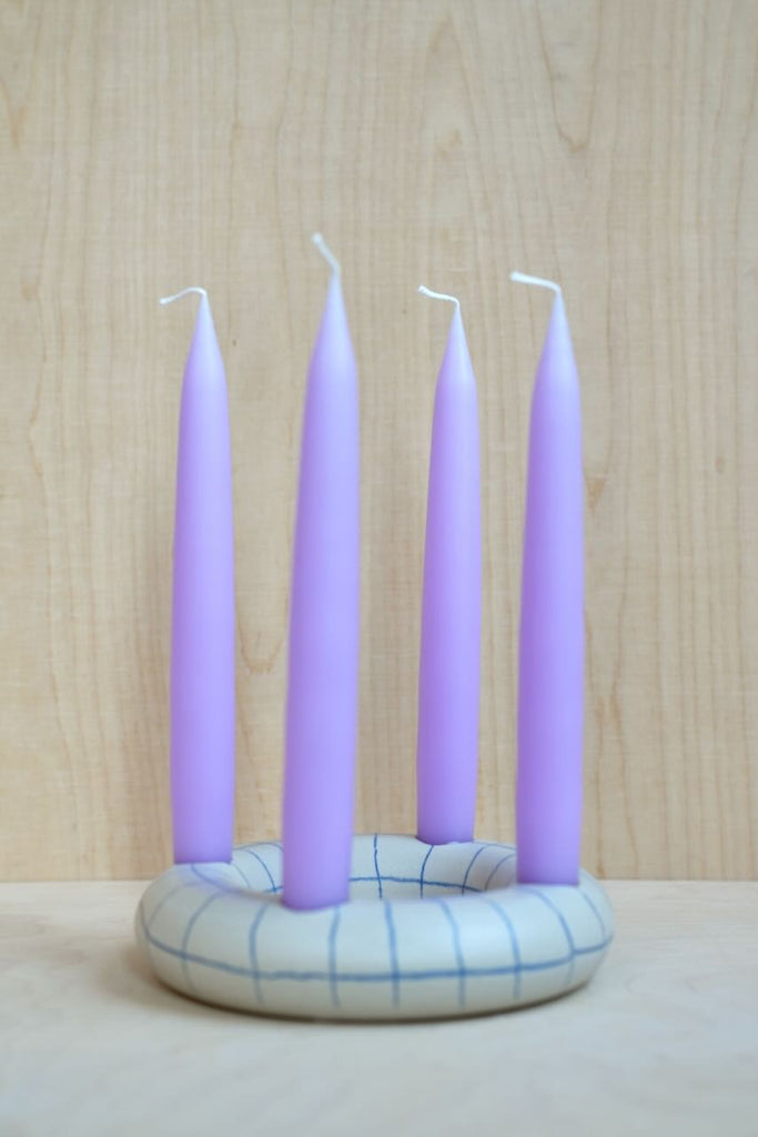 Keramik Adventskranz "Franz" Karo