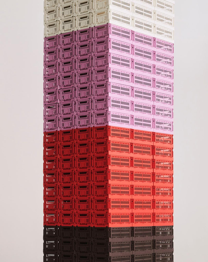 HAY Klappbox "Crate" Red - S