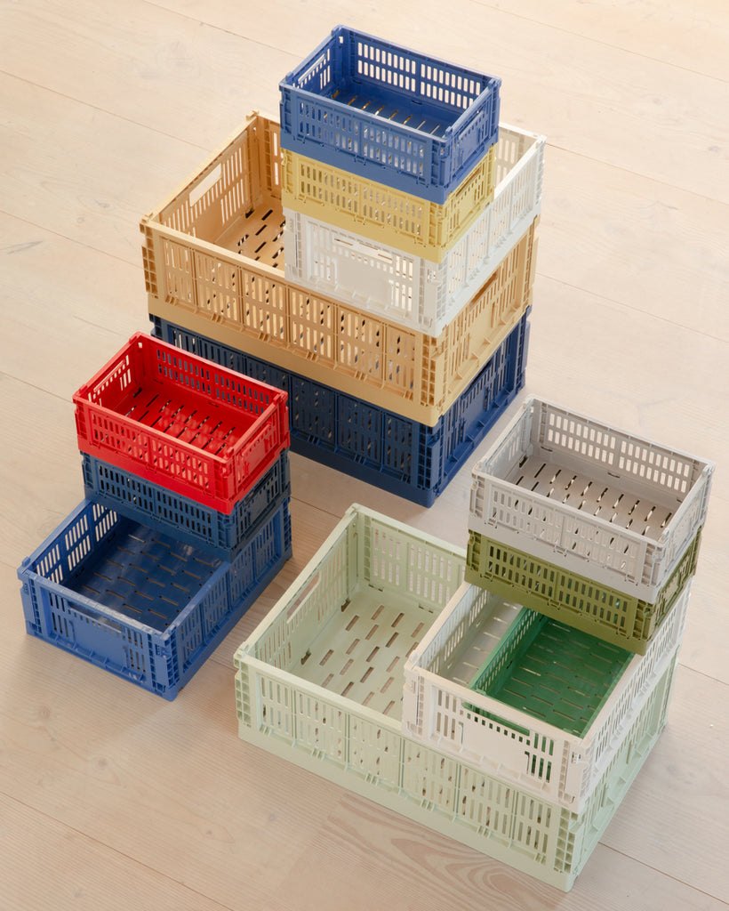 HAY Klappbox "Crate" Sage - M
