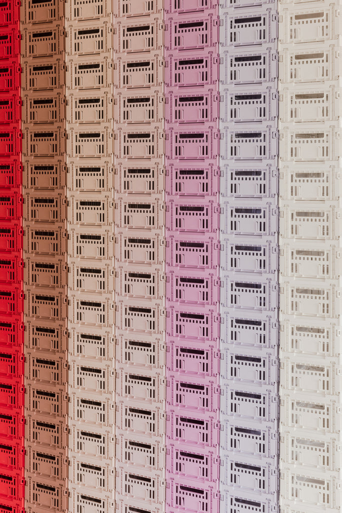 HAY Klappbox "Crate" Red - S