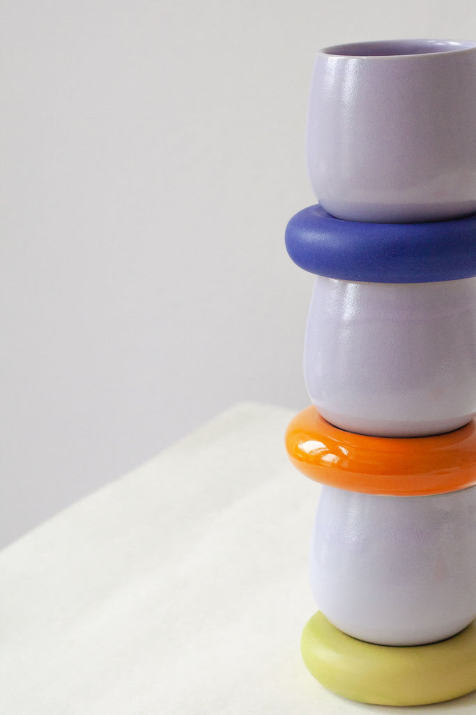 Tasse "Seesaw Cup" Flieder-Blau