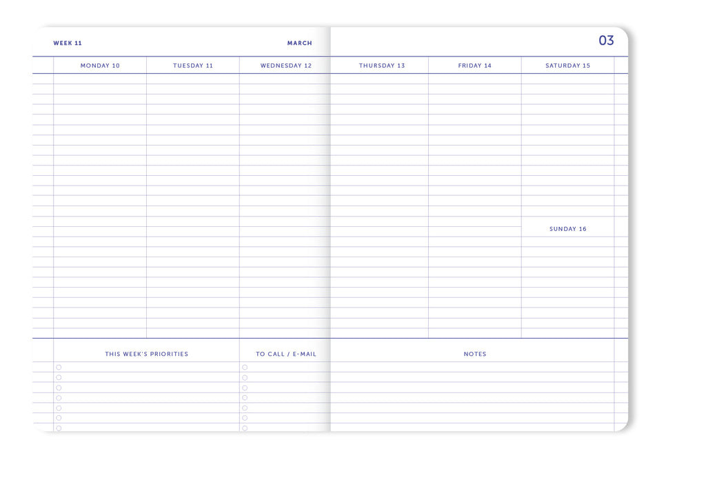 Diary-Kalender 2024/2025 "Circle"