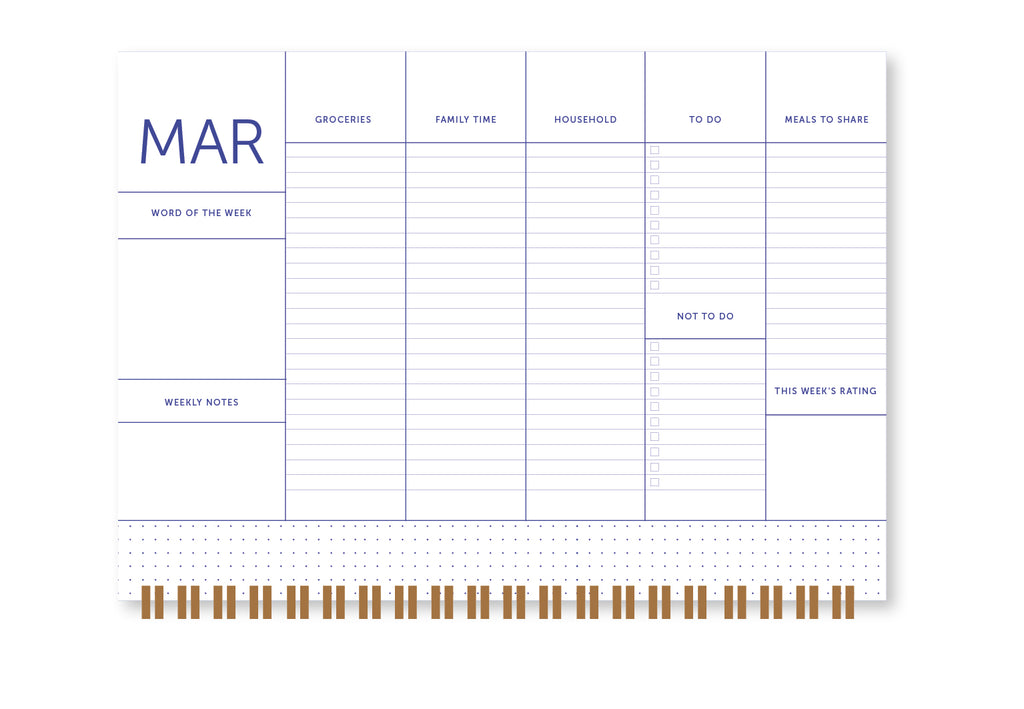 Wandkalender 2025 "Family Planner" - Flow