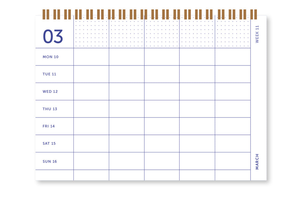 Wandkalender 2025 "Family Planner" - Flow