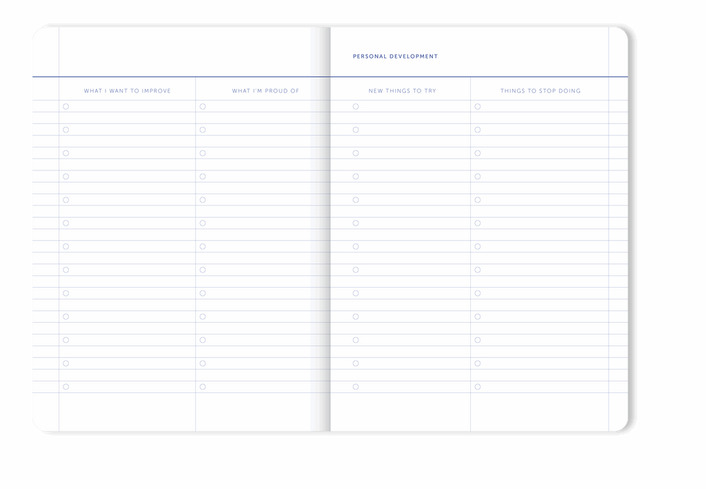 Kalender 2026 "My Journal" Flow Blue