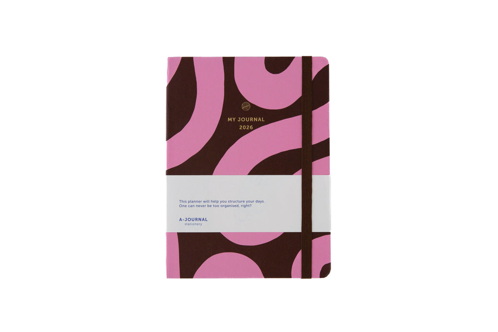Kalender 2026 "My Journal" Flow Bordeaux