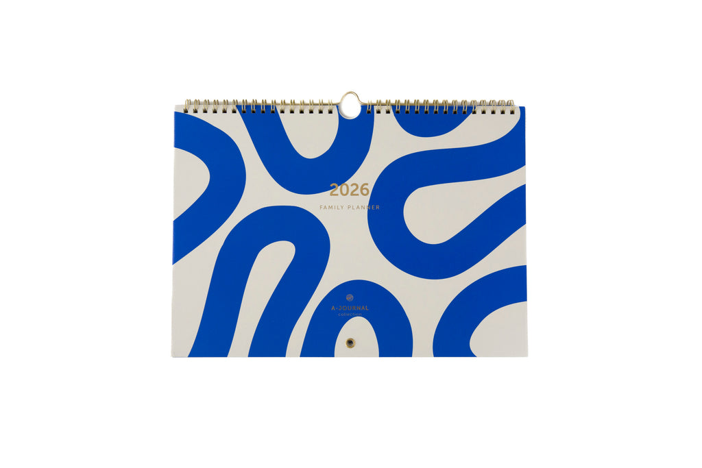 Kalender 2026 "Family Planner" Flow Blue