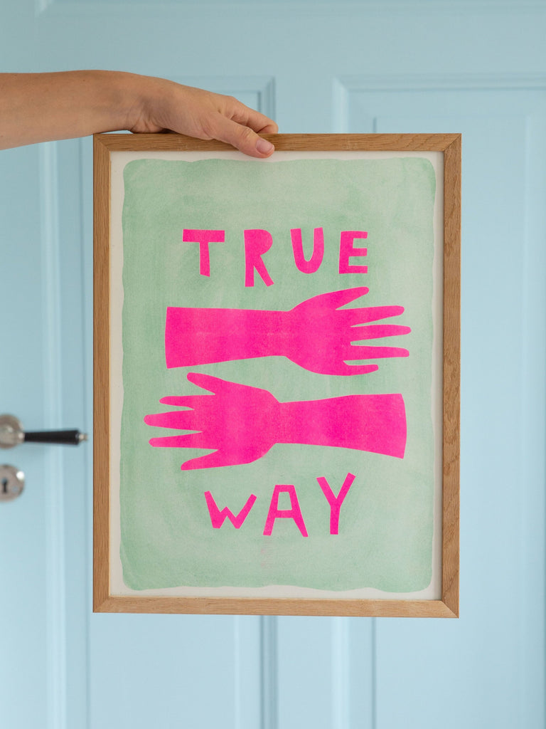 Riso Print "True Way"