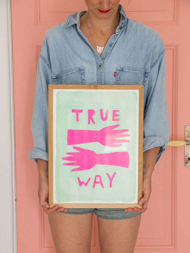 Riso Print "True Way"