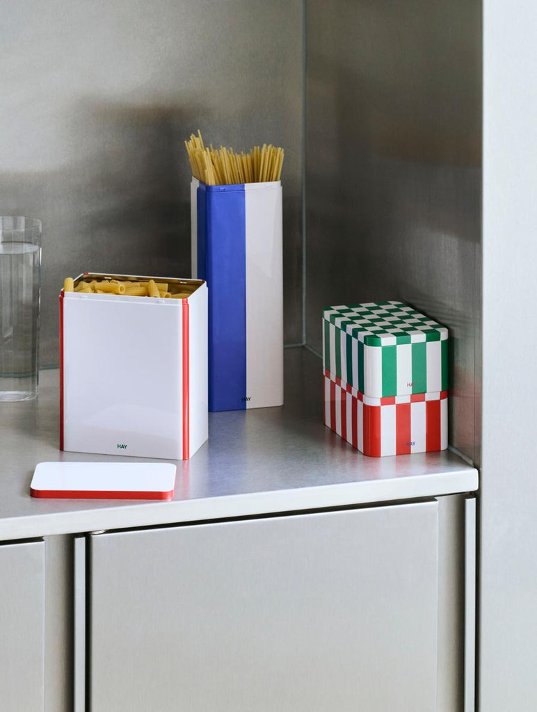 HAY Vorratsdose "Tin Container Small" Red/White