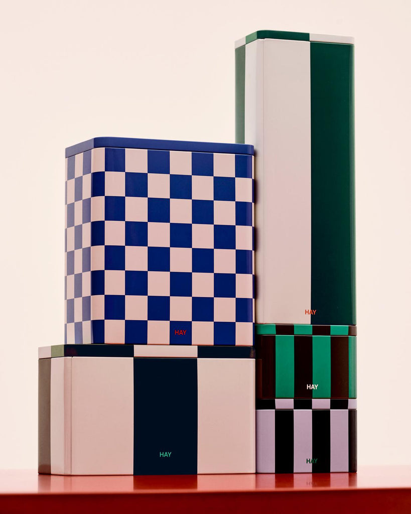 HAY Vorratsdose "Tin Container Small" Darkblue/Lavender