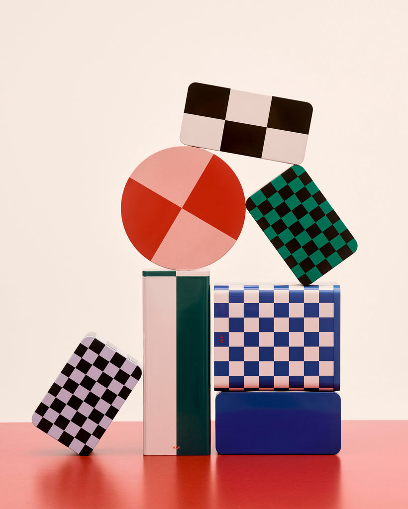 HAY Vorratsdose "Tin Container Small" Darkblue/Lavender